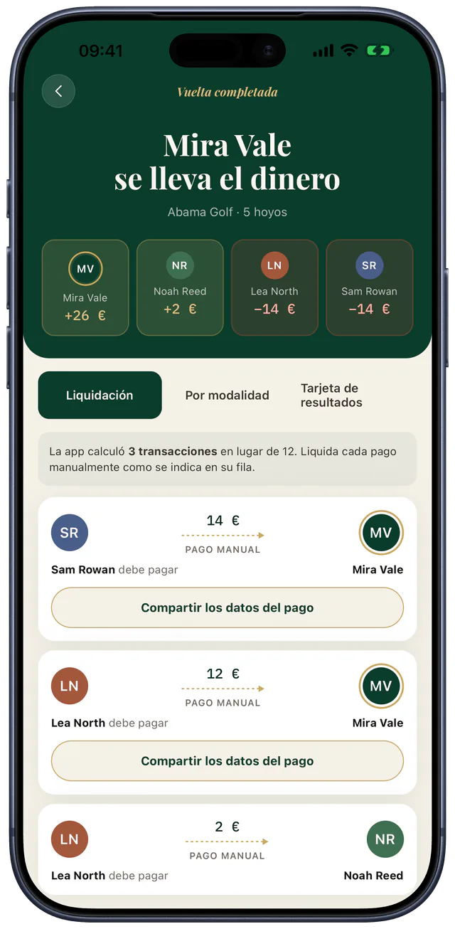 Saldo final calculado