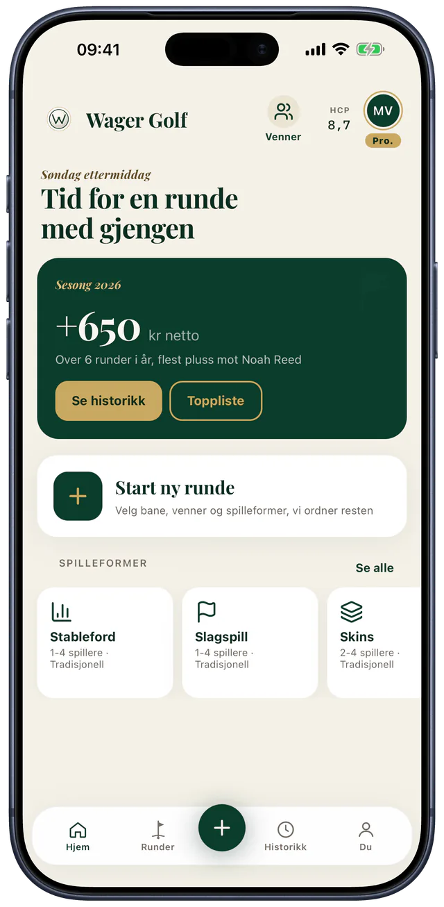 Sesongsaldo og toppliste